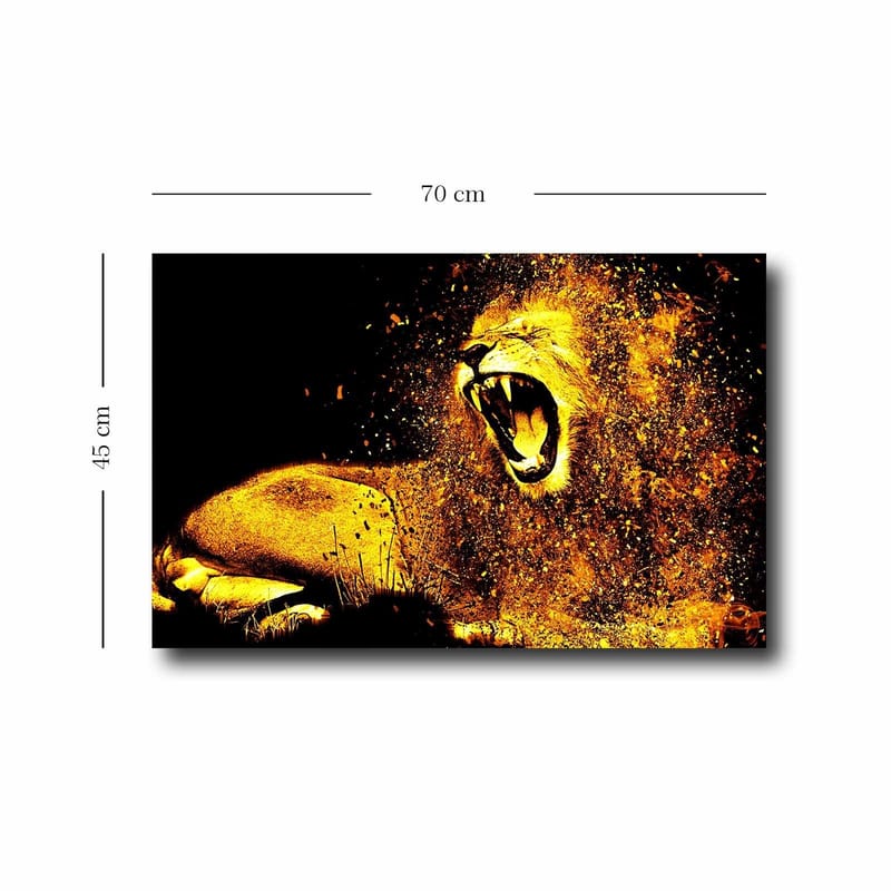 Dekorativ Canvastavla 45x70 cm - Flerfärgad - Inredning - Tavlor & konst - Canvastavlor