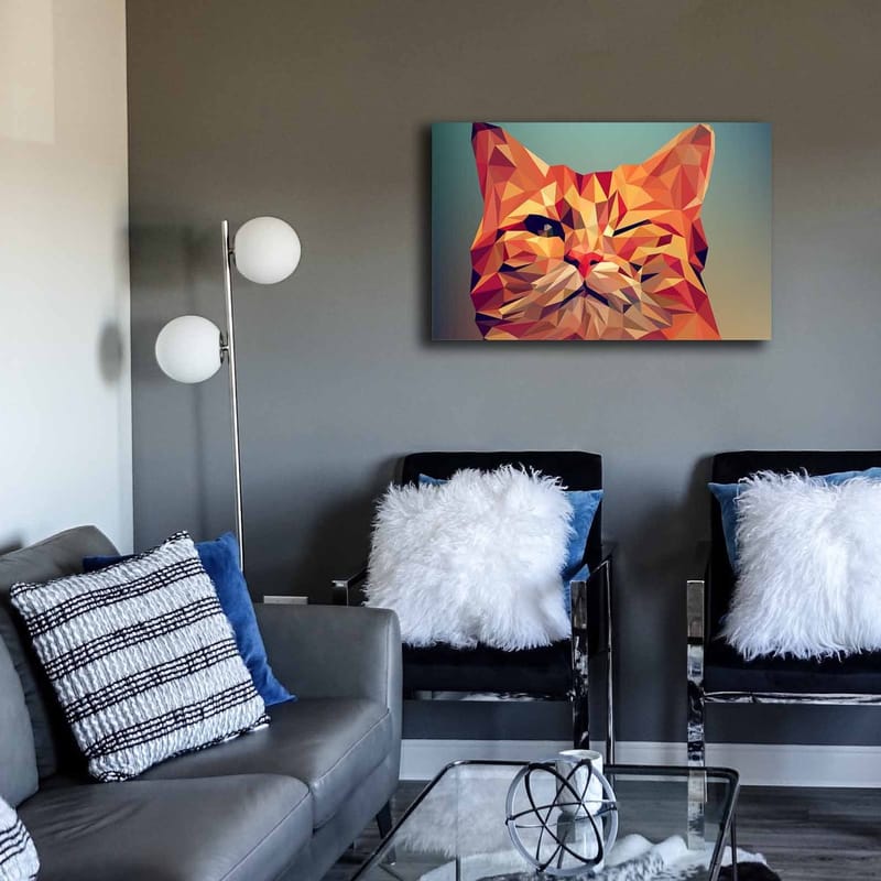 Dekorativ Canvastavla 45x70 cm - Flerfärgad - Inredning - Tavlor & konst - Canvastavlor