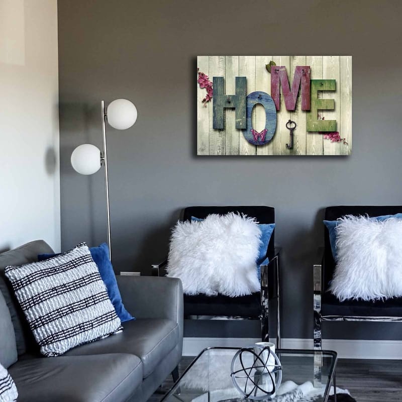 Dekorativ Canvastavla 45x70 cm - Flerfärgad - Inredning - Tavlor & konst - Canvastavlor