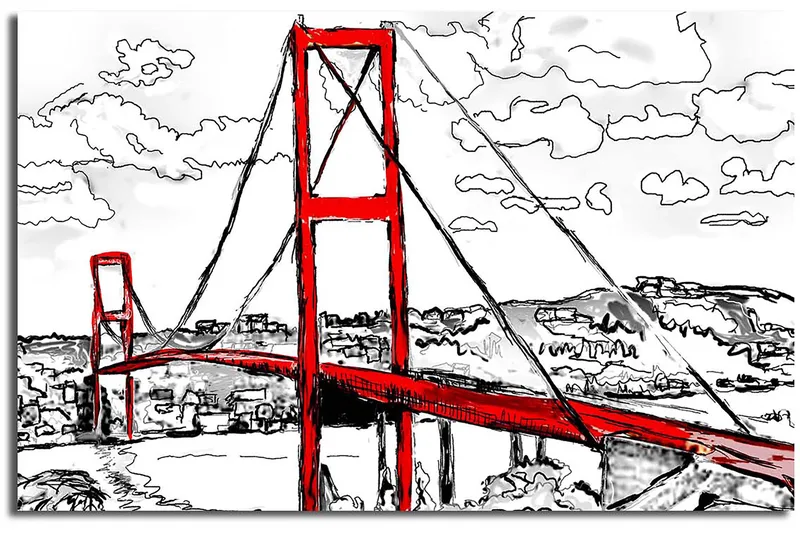 Dekorativ Canvastavla 45x70 cm - Flerfärgad - Inredning - Tavlor & konst - Canvastavlor