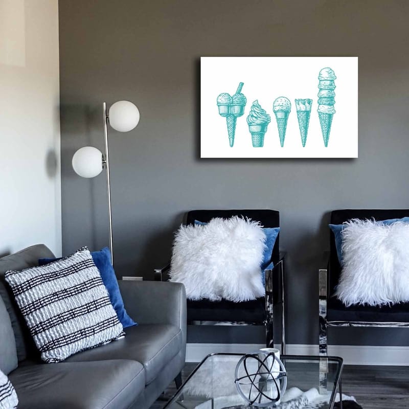 Dekorativ Canvastavla 45x70 cm - Flerfärgad - Inredning - Tavlor & konst - Canvastavlor