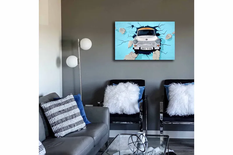 Dekorativ Canvastavla 45x70 cm - Flerfärgad - Inredning - Tavlor & konst - Canvastavlor