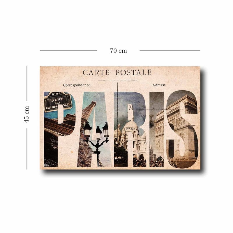 Dekorativ Canvastavla 45x70 cm - Flerfärgad - Inredning - Tavlor & konst - Canvastavlor