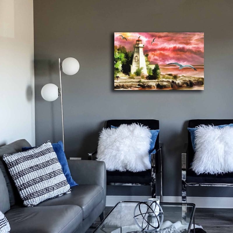 Dekorativ Canvastavla 45x70 cm - Flerfärgad - Inredning - Tavlor & konst - Canvastavlor