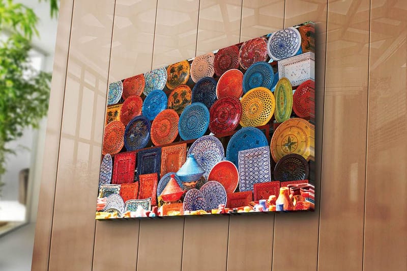 Dekorativ Canvastavla 45x70 cm - Flerfärgad - Inredning - Tavlor & konst - Canvastavlor