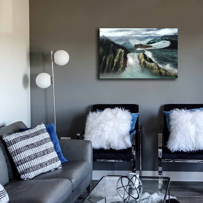 Dekorativ Canvastavla 45x70 cm - Flerfärgad - Inredning - Tavlor & konst - Canvastavlor