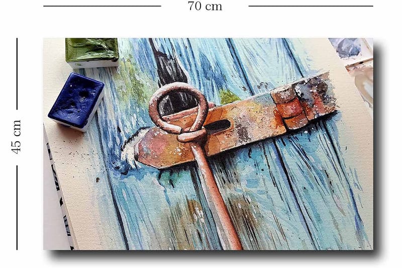 Dekorativ Canvastavla 45x70 cm - Flerfärgad - Inredning - Tavlor & konst - Canvastavlor