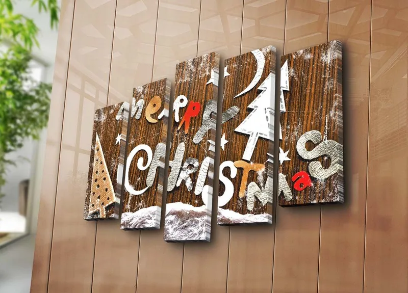 Dekorativ Canvastavla 5-Delar 19x70 cm - Flerfärgad - Inredning - Tavlor & konst - Canvastavlor