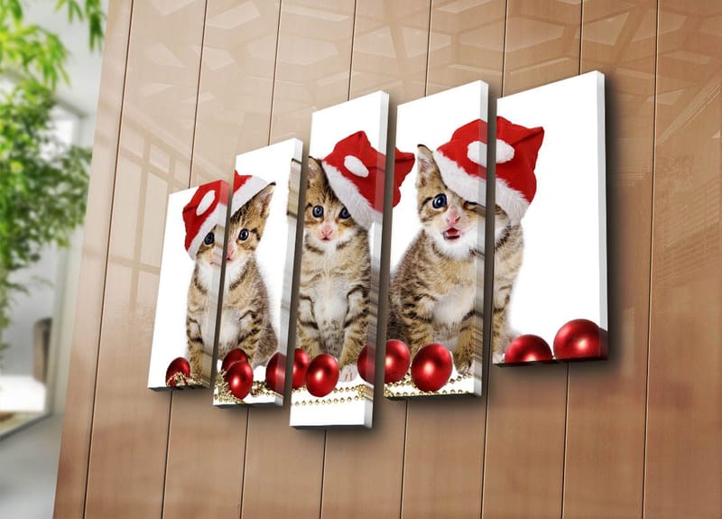 Dekorativ Canvastavla 5-Delar 19x70 cm - Flerfärgad - Inredning - Tavlor & konst - Canvastavlor