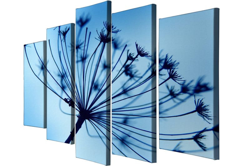 Dekorativ Canvastavla 5-Delar 70x20 cm - Flerfärgad - Inredning - Tavlor & konst - Canvastavlor