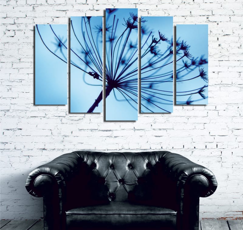 Dekorativ Canvastavla 5-Delar 70x20 cm - Flerfärgad - Inredning - Tavlor & konst - Canvastavlor