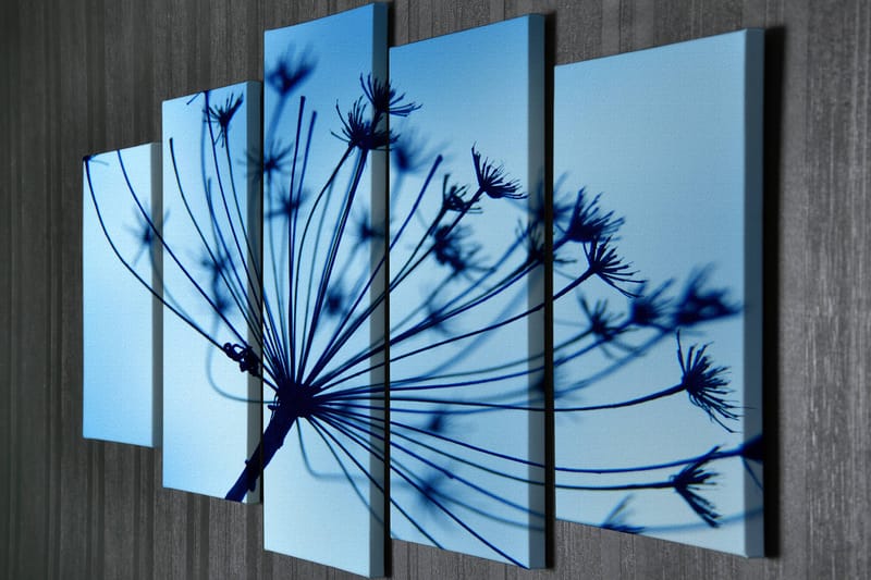 Dekorativ Canvastavla 5-Delar 70x20 cm - Flerfärgad - Inredning - Tavlor & konst - Canvastavlor