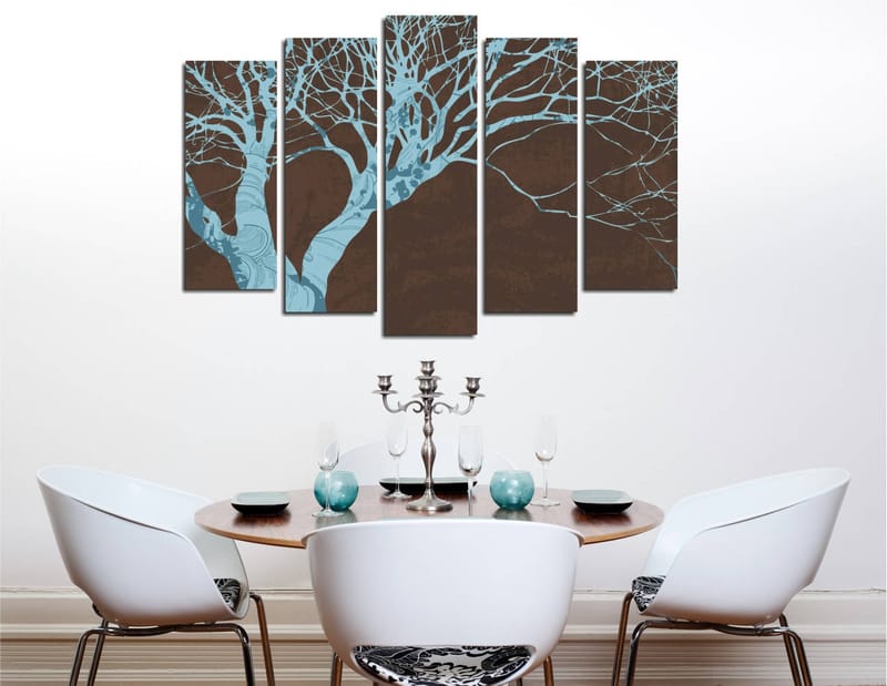 Dekorativ Canvastavla 5-Delar 70x20 cm - Flerfärgad - Inredning - Tavlor & konst - Canvastavlor