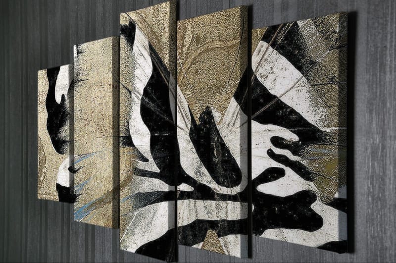 Dekorativ Canvastavla 5-Delar 70x20 cm - Flerfärgad - Inredning - Tavlor & konst - Canvastavlor