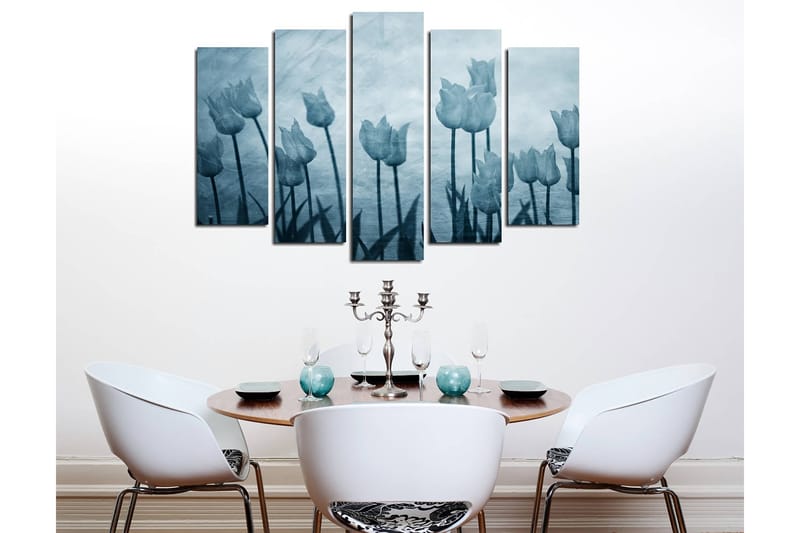 Dekorativ Canvastavla 5-Delar 70x20 cm - Flerfärgad - Inredning - Tavlor & konst - Canvastavlor