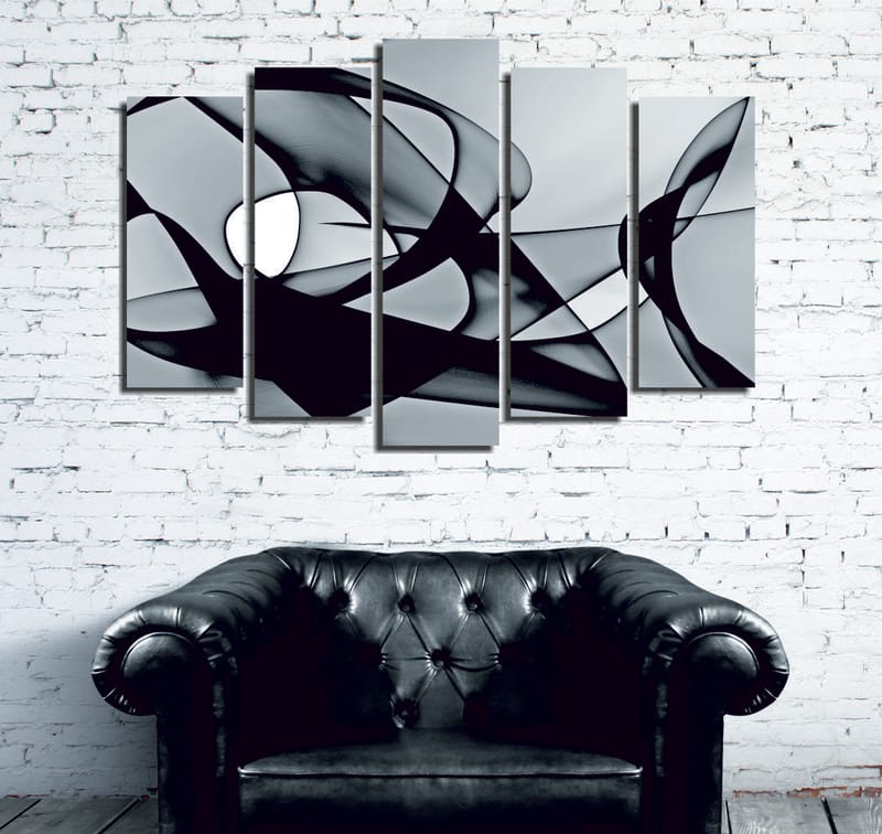 Dekorativ Canvastavla 5-Delar 70x20 cm - Flerfärgad - Inredning - Tavlor & konst - Canvastavlor