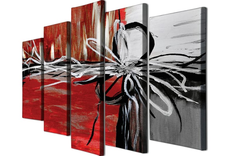 Dekorativ Canvastavla 5-Delar 70x20 cm - Flerfärgad - Inredning - Tavlor & konst - Canvastavlor