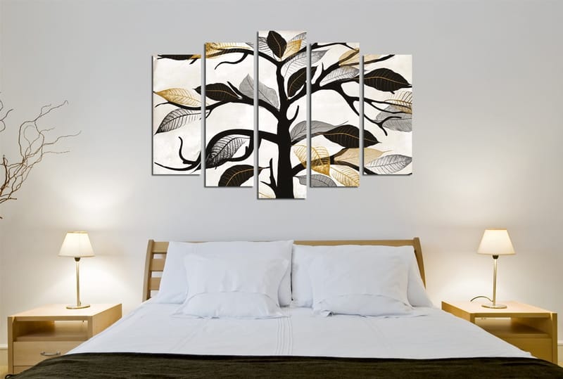Dekorativ Canvastavla 5-Delar 70x20 cm - Flerfärgad - Inredning - Tavlor & konst - Canvastavlor
