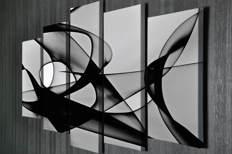 Dekorativ Canvastavla 5-Delar 70x20 cm - Flerfärgad - Inredning - Tavlor & konst - Canvastavlor