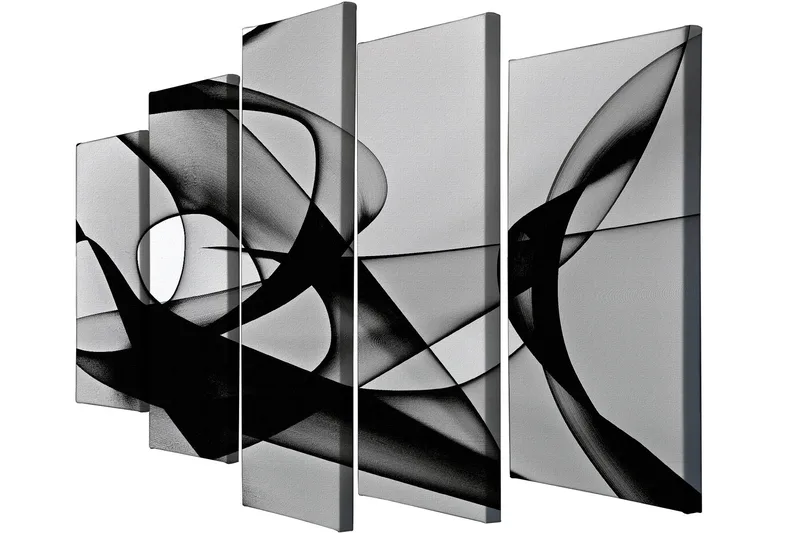 Dekorativ Canvastavla 5-Delar 70x20 cm - Flerfärgad - Inredning - Tavlor & konst - Canvastavlor