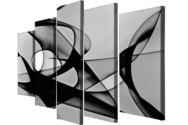 Dekorativ Canvastavla 5-Delar 70x20 cm - Flerfärgad - Inredning - Tavlor & konst - Canvastavlor