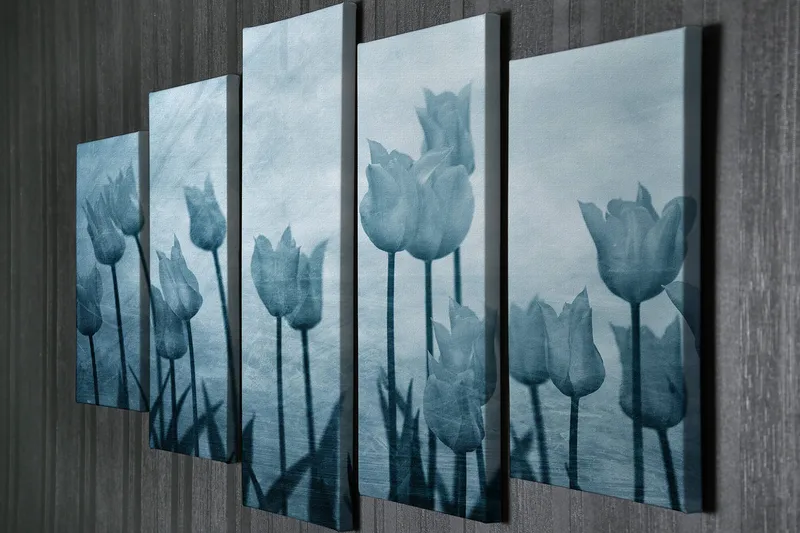 Dekorativ Canvastavla 5-Delar 70x20 cm - Flerfärgad - Inredning - Tavlor & konst - Canvastavlor