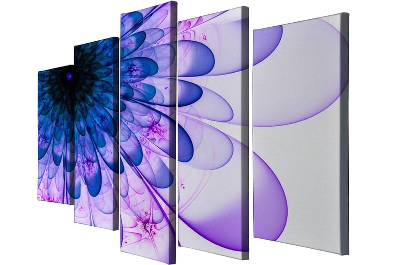 Dekorativ Canvastavla 5-Delar 70x20 cm - Flerfärgad - Inredning - Tavlor & konst - Canvastavlor