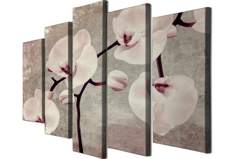 Dekorativ Canvastavla 5-Delar 70x20 cm - Flerfärgad - Inredning - Tavlor & konst - Canvastavlor