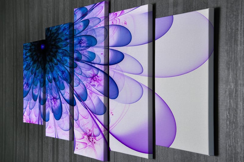 Dekorativ Canvastavla 5-Delar 70x20 cm - Flerfärgad - Inredning - Tavlor & konst - Canvastavlor