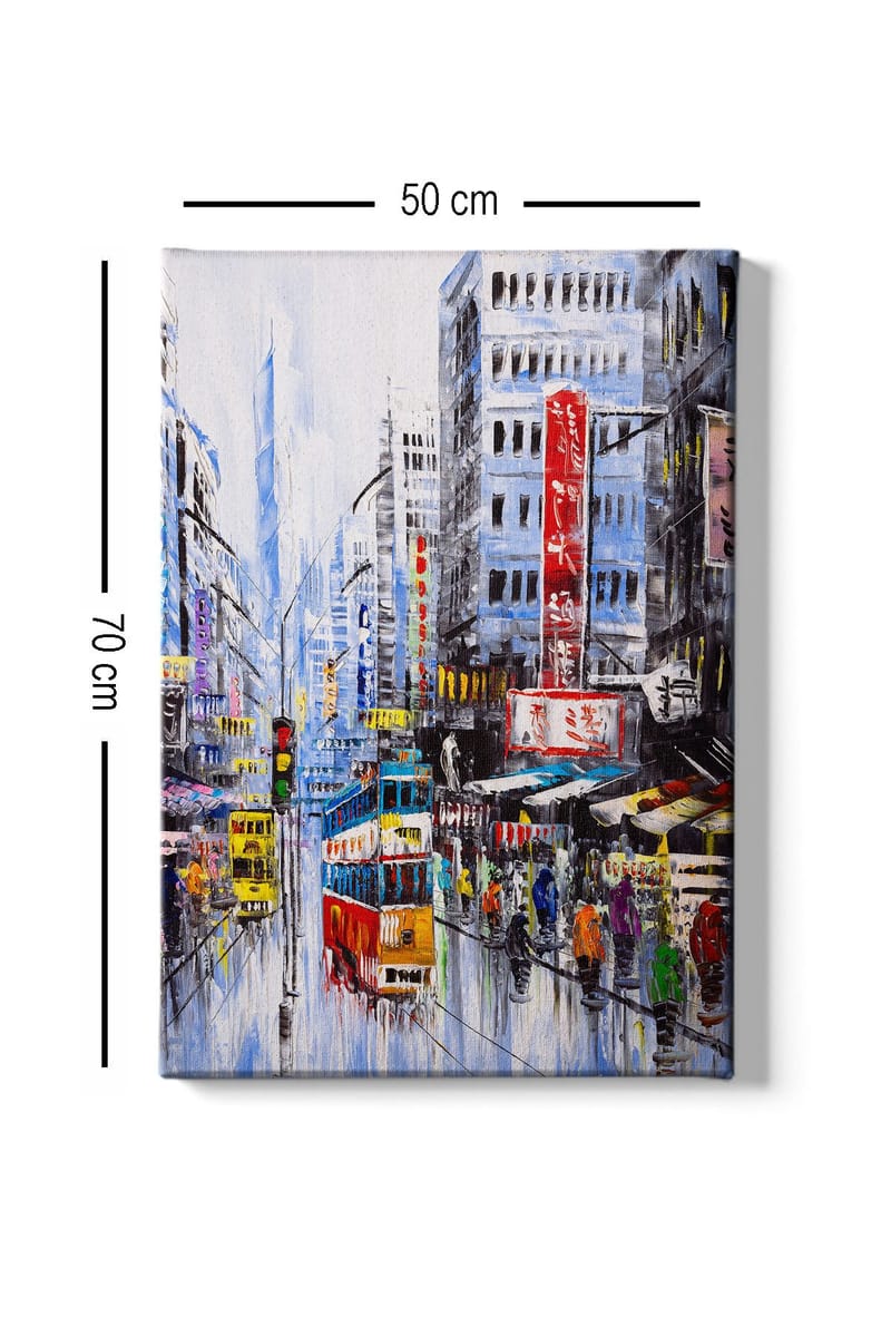 Dekorativ Canvastavla 50x70 cm - Flerfärgad - Inredning - Tavlor & konst - Canvastavlor