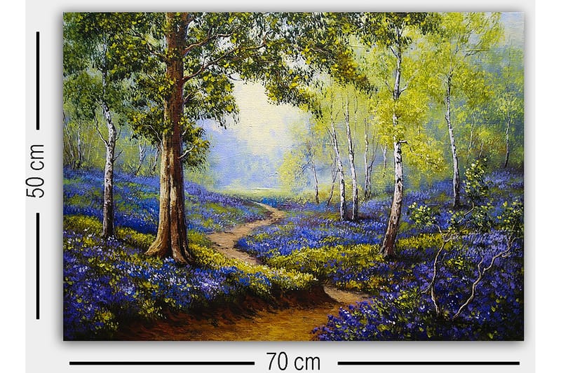 Dekorativ Canvastavla 50x70 cm - Flerfärgad - Inredning - Tavlor & konst - Canvastavlor