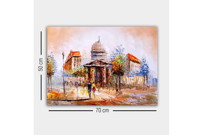 Dekorativ Canvastavla 50x70 cm - Flerfärgad - Inredning - Tavlor & konst - Canvastavlor