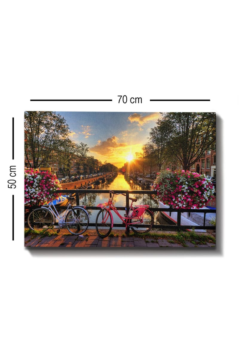 Dekorativ Canvastavla 50x70 cm - Flerfärgad - Inredning - Tavlor & konst - Canvastavlor