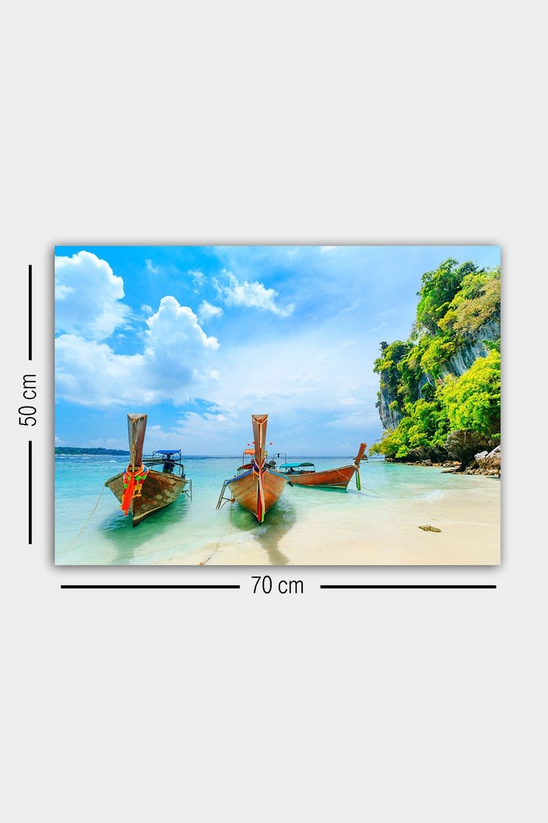 Dekorativ Canvastavla 50x70 cm - Flerfärgad - Inredning - Tavlor & konst - Canvastavlor