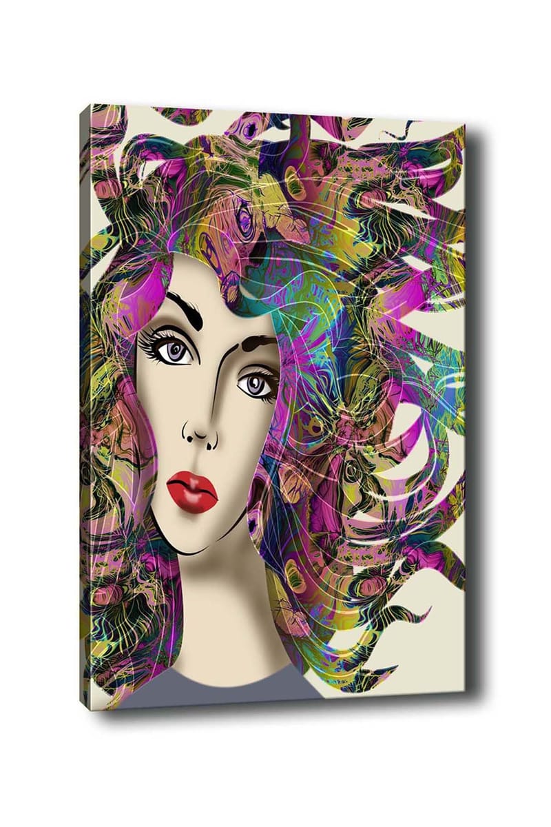 Dekorativ Canvastavla 50x70 cm, Flerfärgad