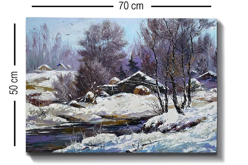 Dekorativ Canvastavla 50x70 cm - Flerfärgad - Inredning - Tavlor & konst - Canvastavlor