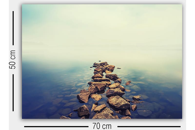 Dekorativ Canvastavla 50x70 cm - Flerfärgad - Inredning - Tavlor & konst - Canvastavlor