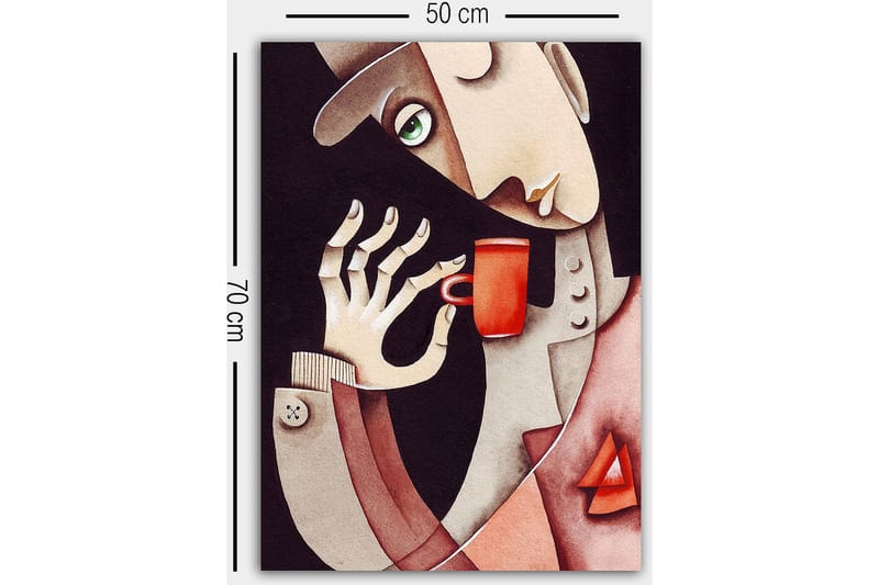 Dekorativ Canvastavla 50x70 cm - Flerfärgad - Inredning - Tavlor & konst - Canvastavlor