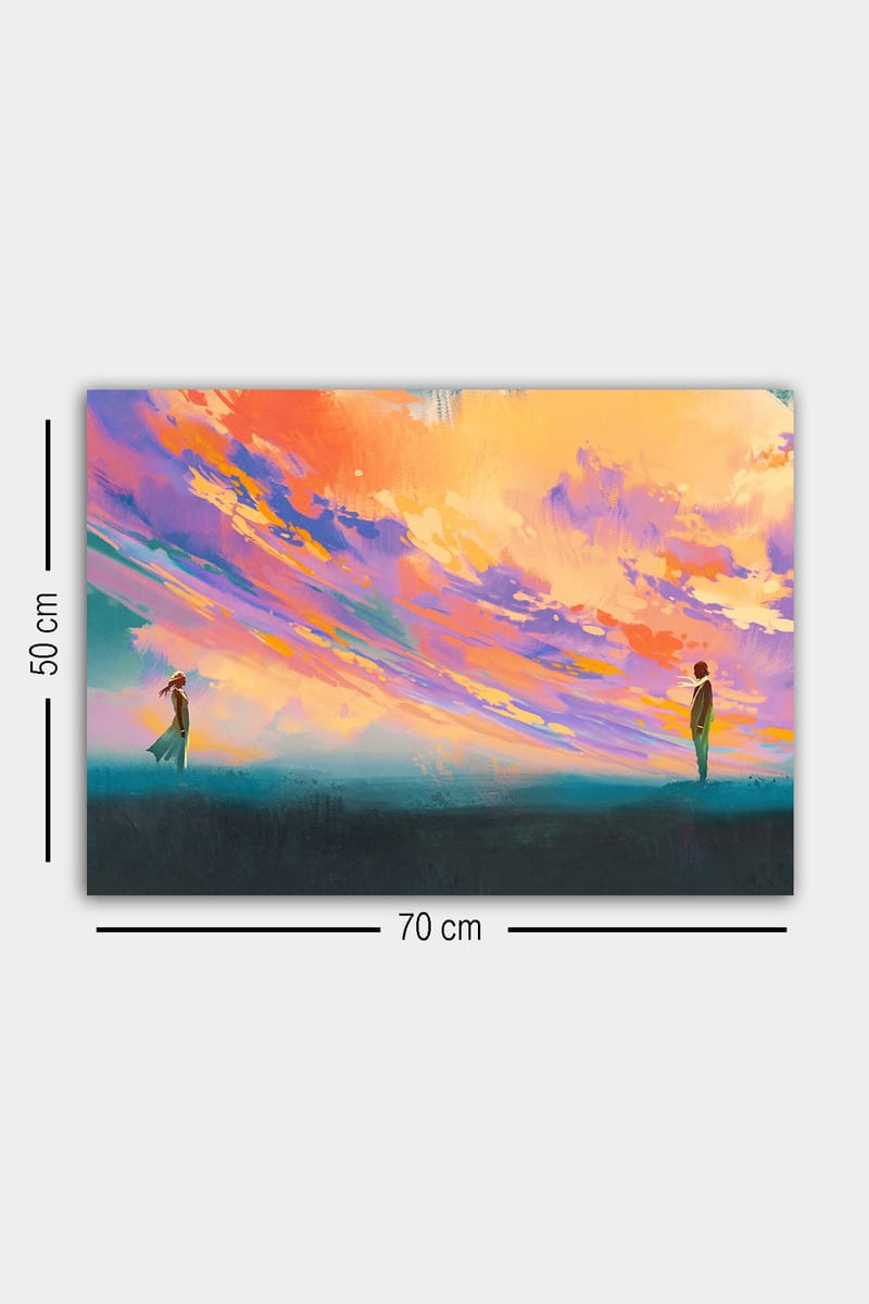 Dekorativ Canvastavla 50x70 cm - Flerfärgad - Inredning - Tavlor & konst - Canvastavlor