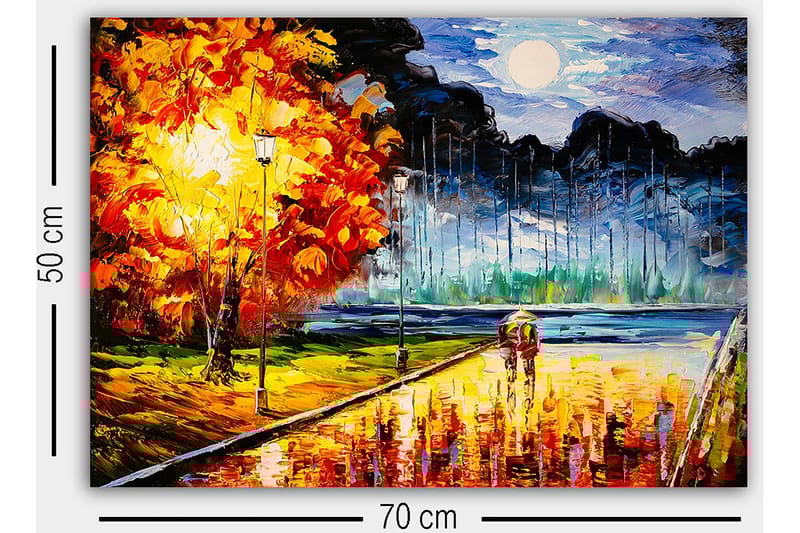 Dekorativ Canvastavla 50x70 cm - Flerfärgad - Inredning - Tavlor & konst - Canvastavlor