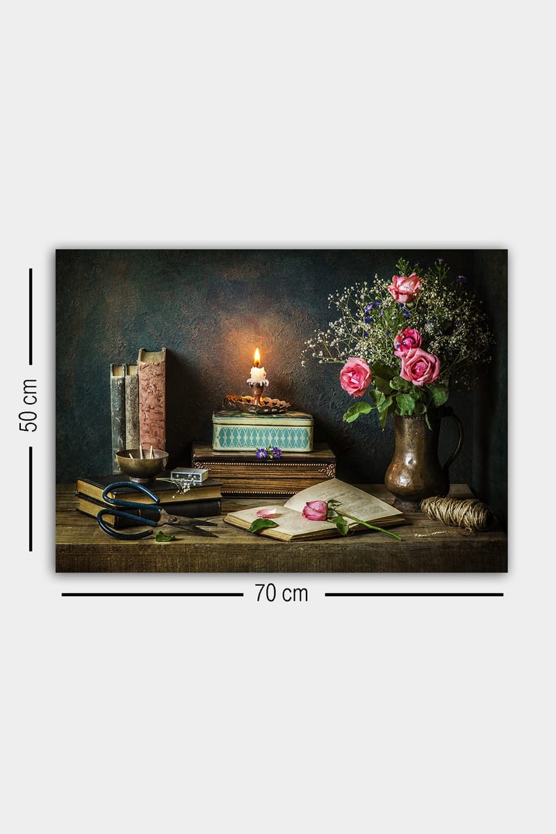 Dekorativ Canvastavla 50x70 cm - Flerfärgad - Inredning - Tavlor & konst - Canvastavlor