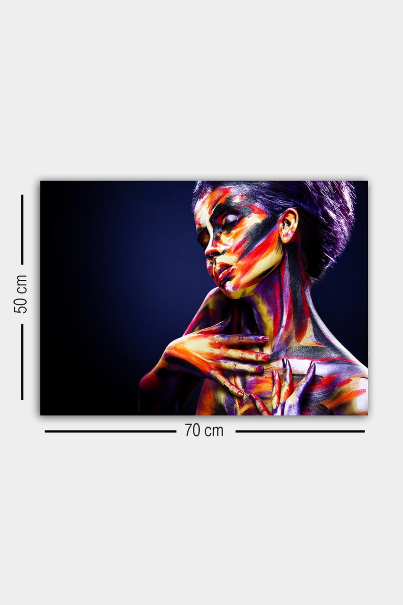 Dekorativ Canvastavla 50x70 cm - Flerfärgad - Inredning - Tavlor & konst - Canvastavlor