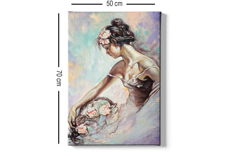 Dekorativ Canvastavla 50x70 cm - Flerfärgad - Inredning - Tavlor & konst - Canvastavlor