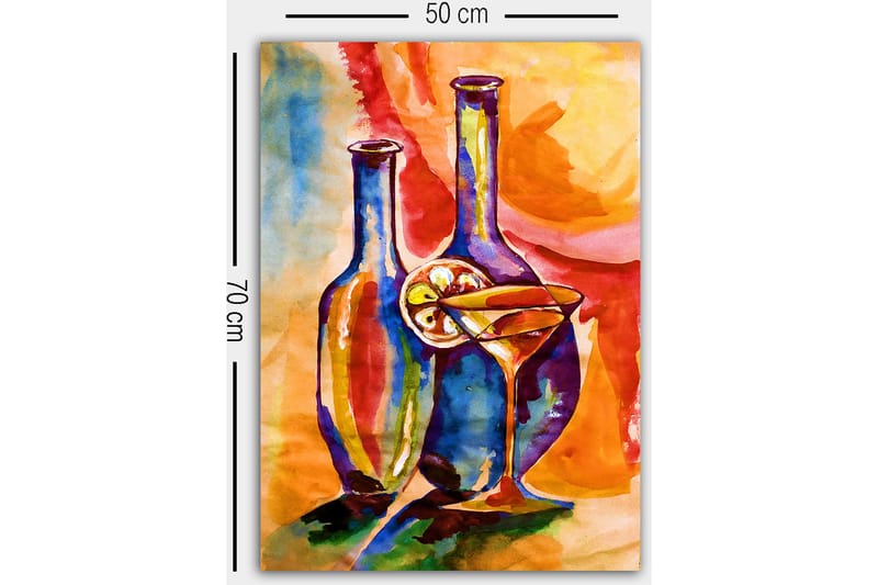 Dekorativ Canvastavla 50x70 cm - Flerfärgad - Inredning - Tavlor & konst - Canvastavlor