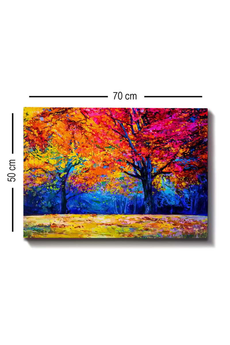 Dekorativ Canvastavla 50x70 cm - Flerfärgad - Inredning - Tavlor & konst - Canvastavlor
