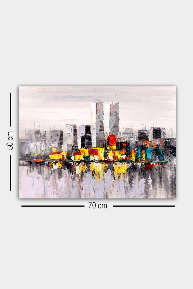 Dekorativ Canvastavla 50x70 cm - Flerfärgad - Inredning - Tavlor & konst - Canvastavlor