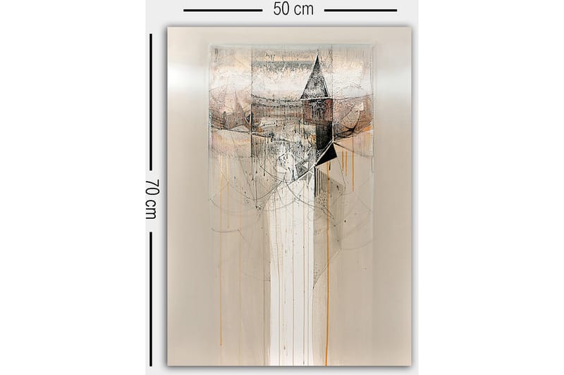 Dekorativ Canvastavla 50x70 cm - Flerfärgad - Inredning - Tavlor & konst - Canvastavlor