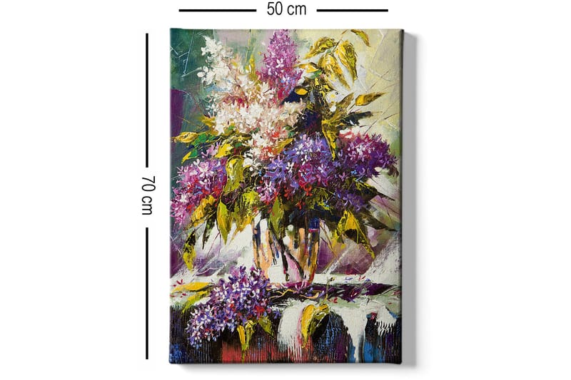 Dekorativ Canvastavla 50x70 cm - Flerfärgad - Inredning - Tavlor & konst - Canvastavlor