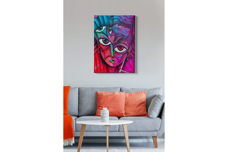 Dekorativ Canvastavla 50x70 cm - Flerfärgad - Inredning - Tavlor & konst - Canvastavlor