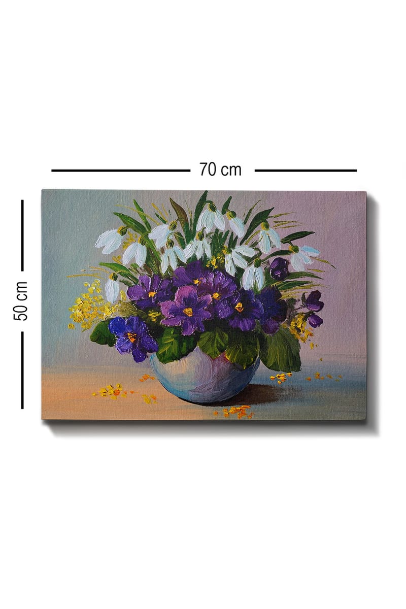 Dekorativ Canvastavla 50x70 cm - Flerfärgad - Inredning - Tavlor & konst - Canvastavlor